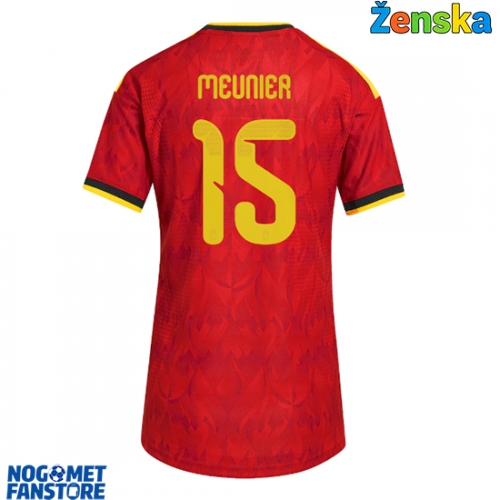 Belgija Thomas Meunier #15 Domaci Dres za Ženska SP 2026 Kratak Rukav